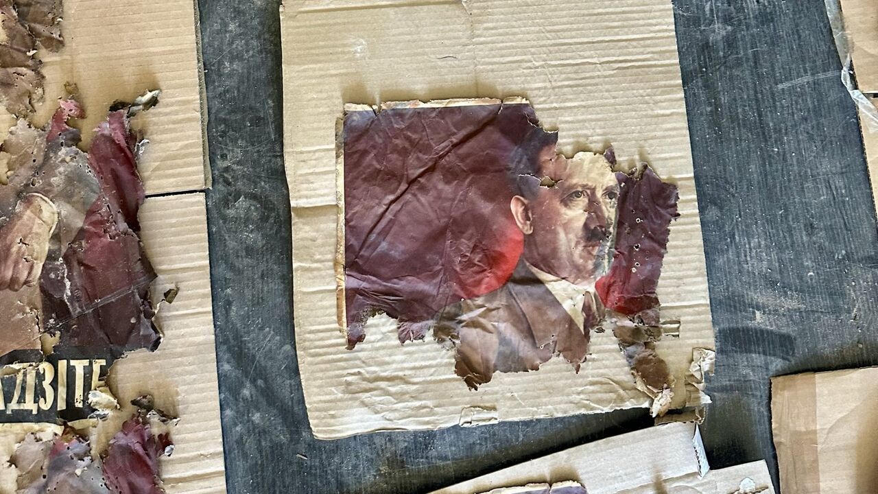 Mystery Belarusian Nazi poster portraying Hitler as ‘liberator' unearthed in Warsaw